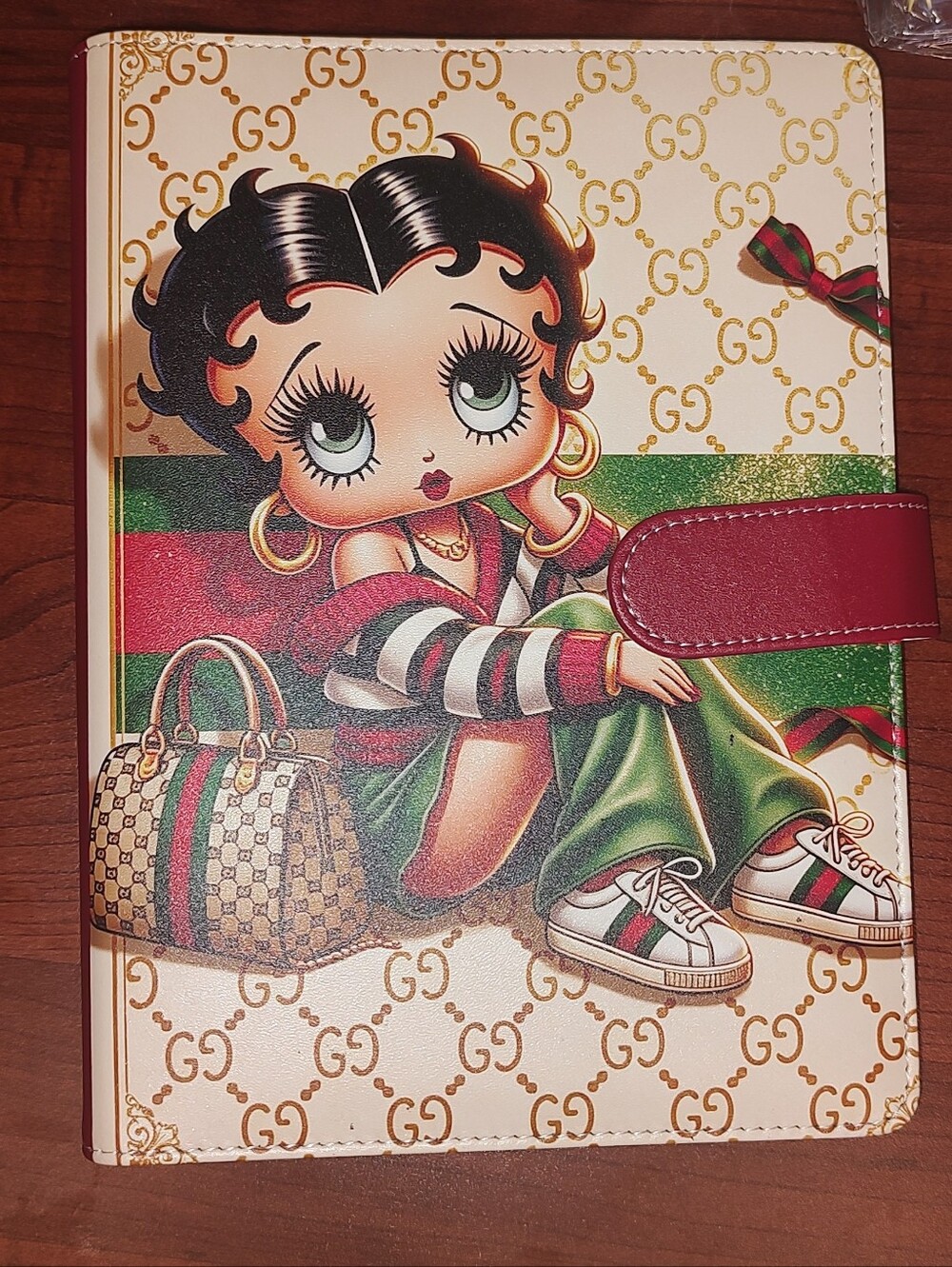 New! A5 Betty Boop Designer Binder Notebook With Matching Paper